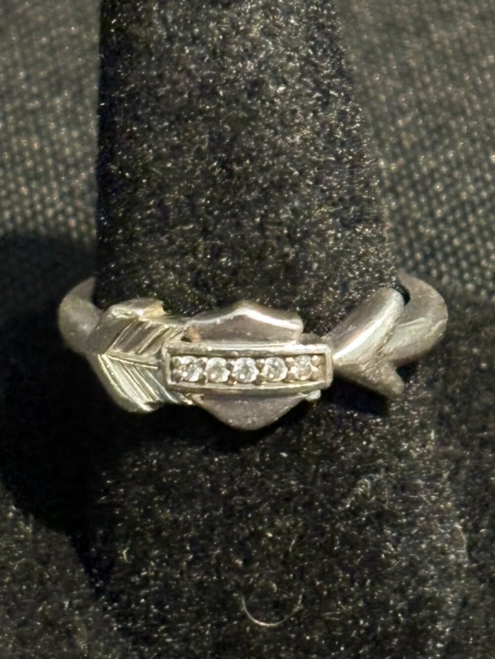 HARLEY DAVIDSON LADIES BAR & SHIELD RING